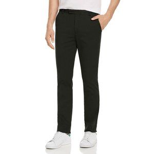 ATM Anthony Thomas Melillo Jungle Slim Fit Flat Front Cotton Raw Hem Pant 28 NWT